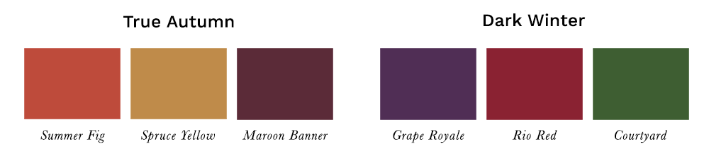 Dark Autumn A Comprehensive Guide The Concept Wardrobe